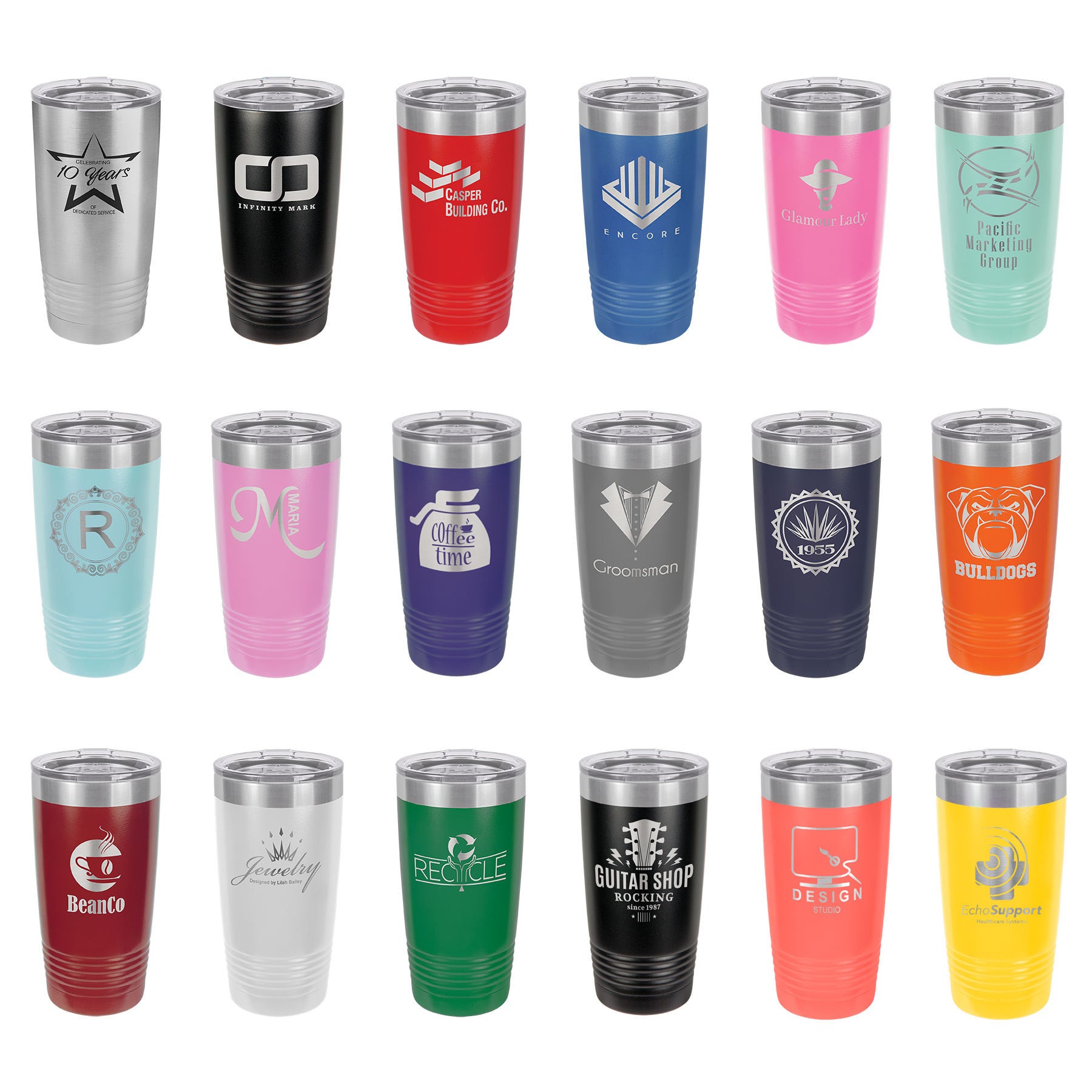 Be Happy – Engraved Travel Tumbler For Her, Personalized Travel Mug, Cute  Tumbler Mug For Her – 3C Etching LTD